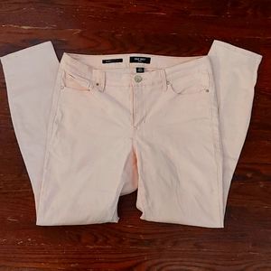 Nine West Jeans Grammercy Skinny Ankle Pink Size 8